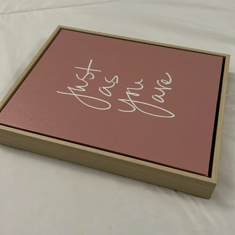 Pink Wall Art with Inspirational Quote - Picture 10 of 16